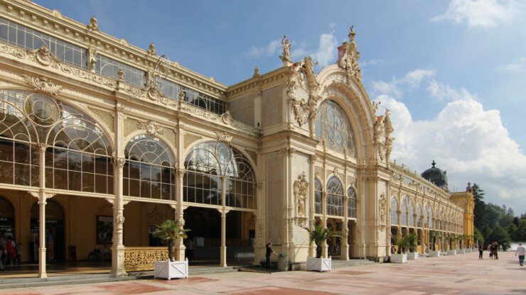 The main colonnade of Marianské Lazne